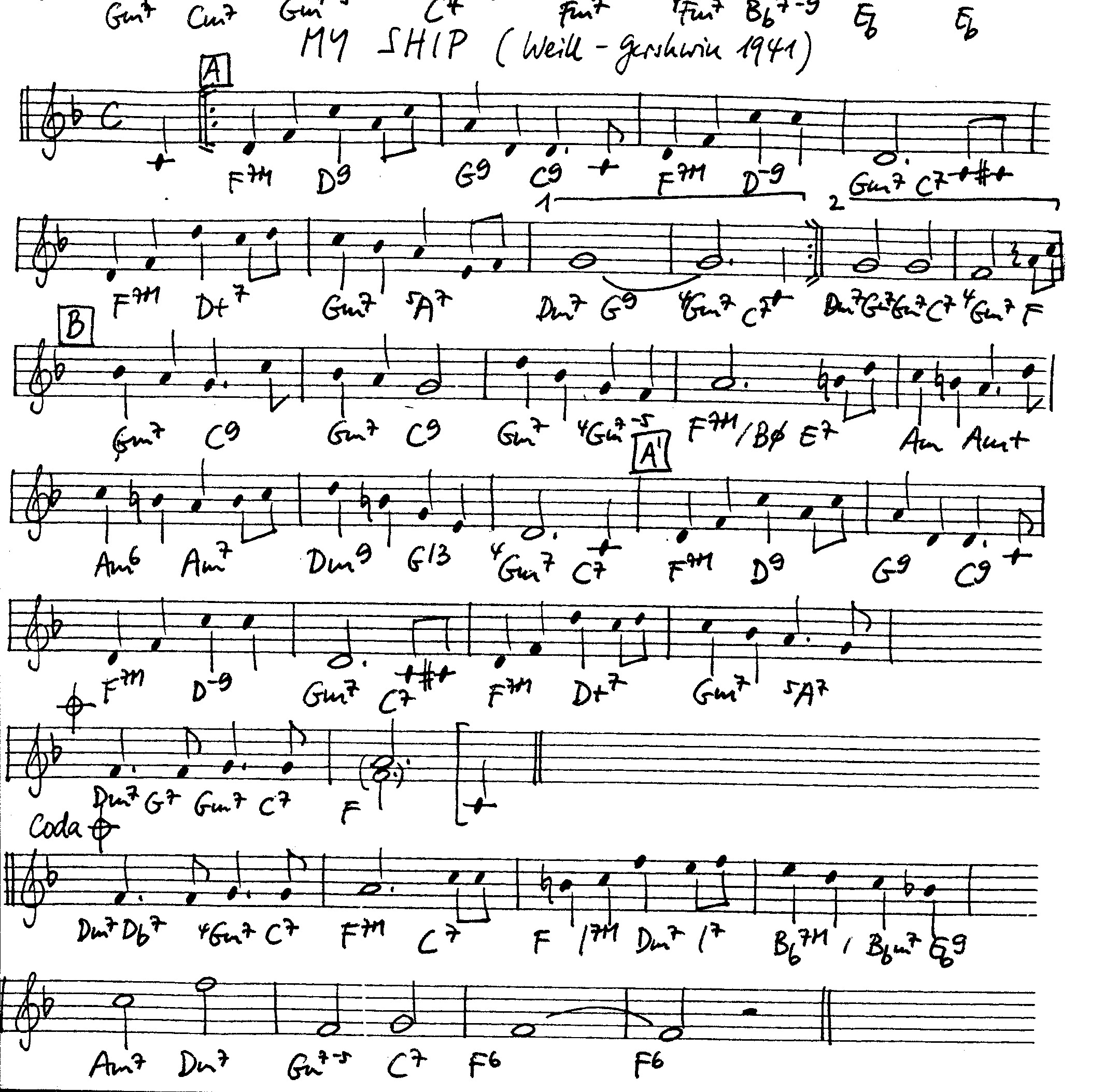 my ship leadsheet – book us for your next 20s or gatsby event